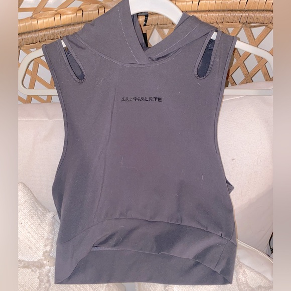 Alphalete Tops - alphalete hooded tank
